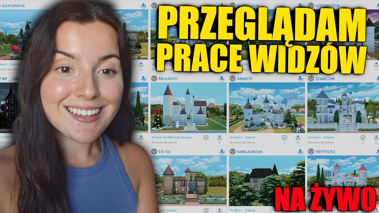 🔴PRZEGLĄDAM ZAMKI DO KONKURSU NA DODATEK 🔴 START 15:00 🔴 NA ŻYWO