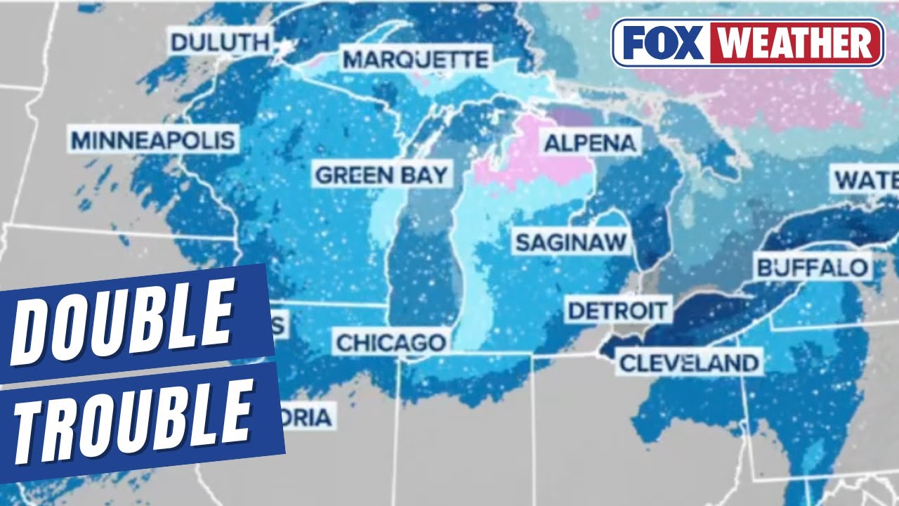Heavy Snow Moving East Toward The Midwest