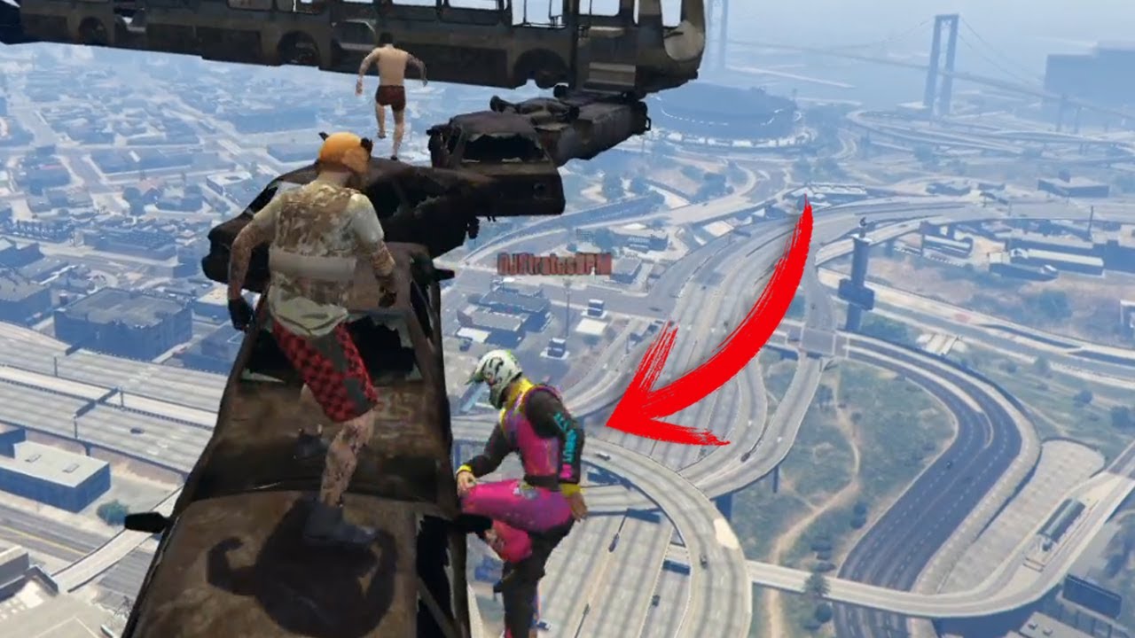 VAMOS LOS TRES ANDANDO Y SALE MAL JAJAJA GTA V