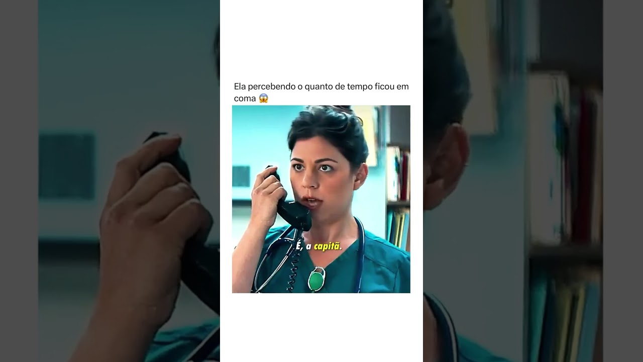 ela percebendo quando tempo ficou em coma #anime #filmes #shorts #filme #film
