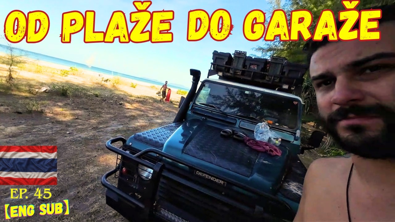 Od plaže do garaže: 12 sati vožnje i servis Defendera u Bangkoku | Put oko svijeta, ep. 45