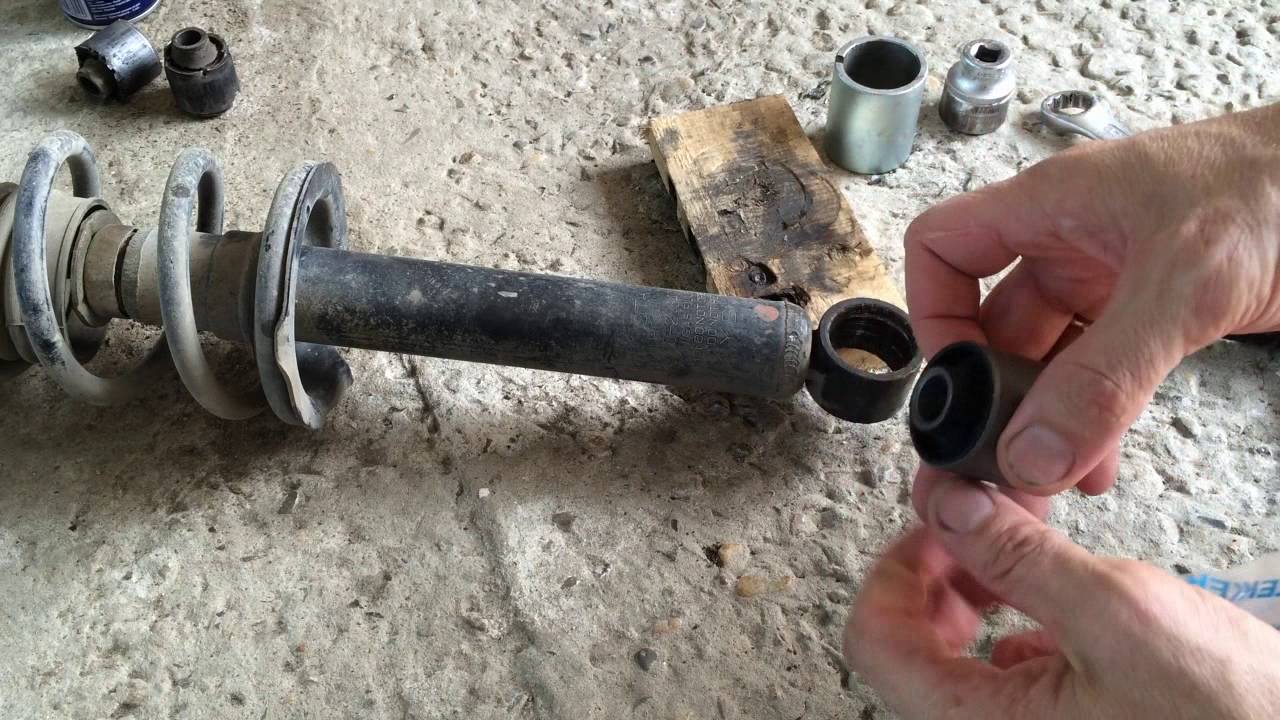 Тойота марк 2 замена сайлентблоков заднего амортизатора,шаровой опоры и подвижного сайлентблока