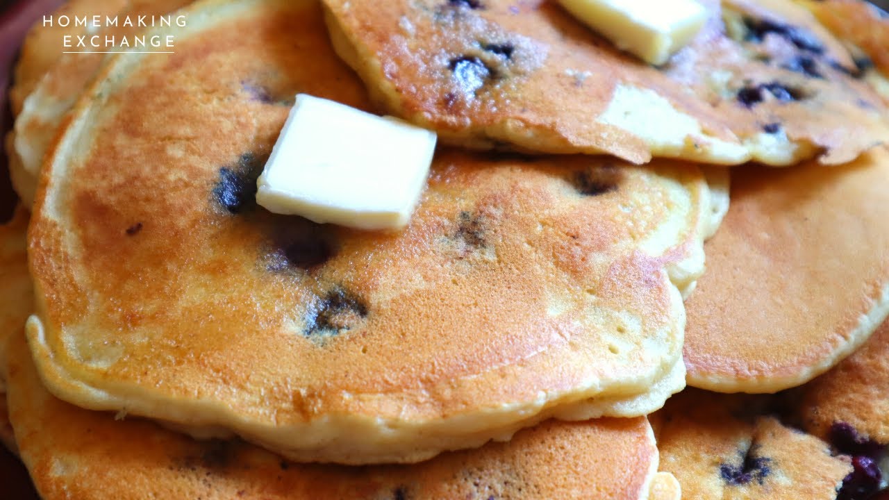Blueberry Pancake Recipe | How to Make Blueberry Pancakes