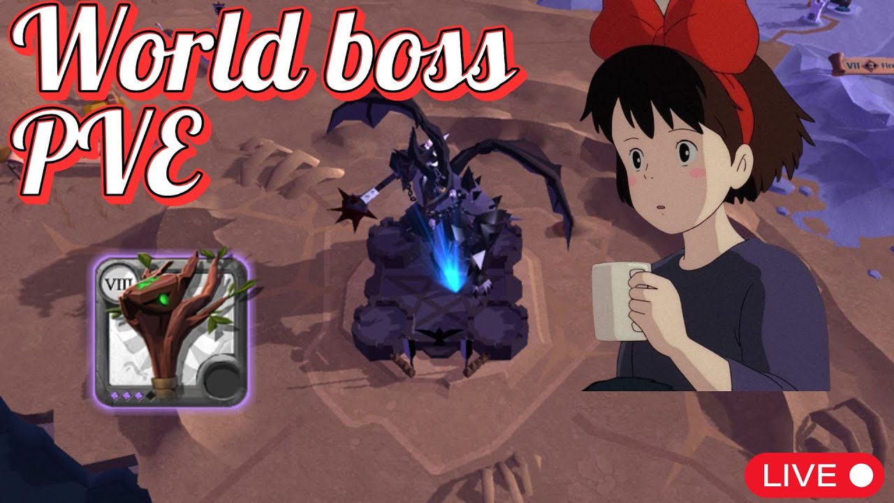 🟠 WORLD BOSS ROOTBOUND POV (HARDEST PVE ) - Albion Online