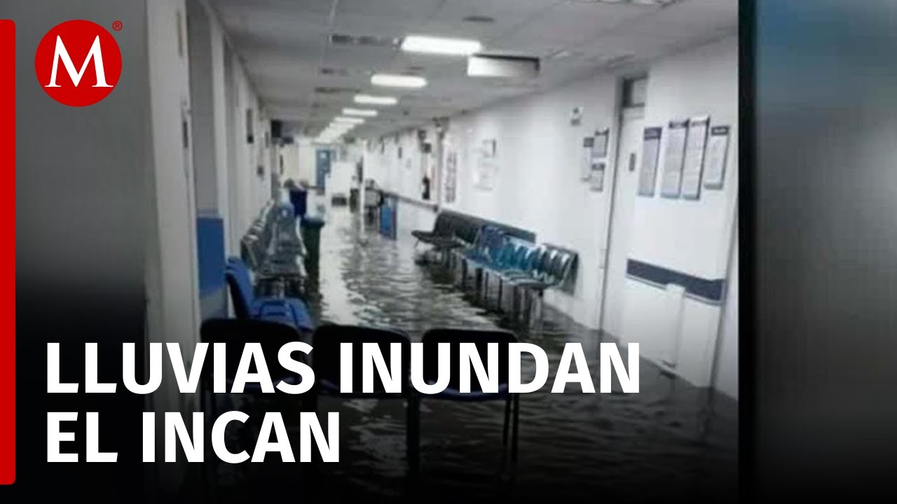 Se inunda el Incan por fuertes lluvias presentadas en CdMx
