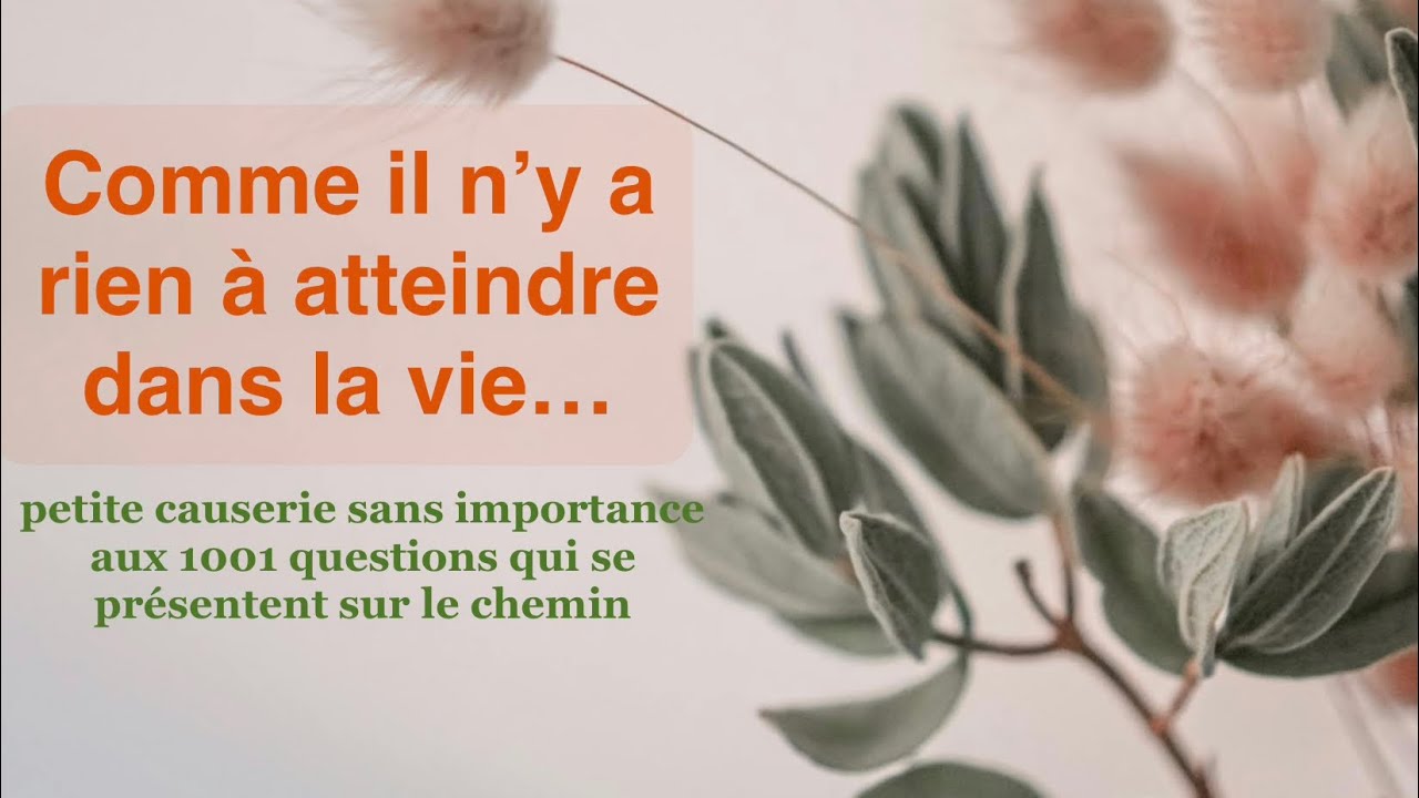 Personne n’accueille la vie / non dualitè