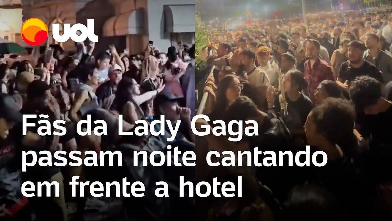 Lady Gaga no Rio: Fãs se reúnem em frente ao Copacabana Palace à espera da cantora, que não apareceu