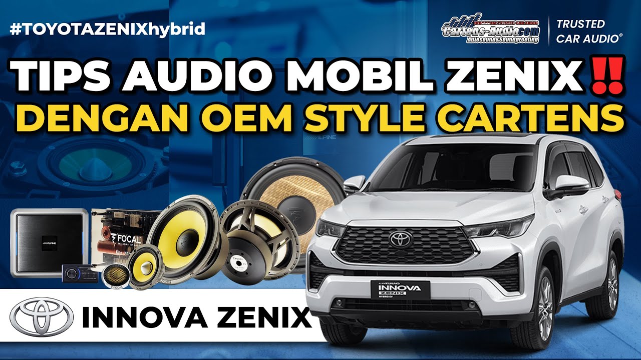 AUDIO MOBIL‼️ TOYOTA INNOVA ZENIX TERLARIS DENGAN OEM STYLE 10.1 ALA CARTENS AUDIO JAKARTA