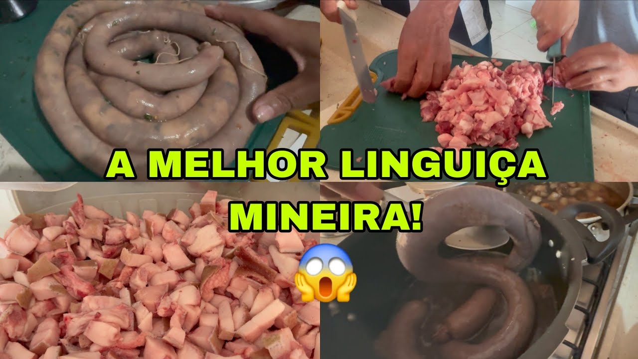 A MELHOR LINGUIÇA CASEIRA MINEIRA FEITA ARTEZANALMENTE/ cantinho da malu 
