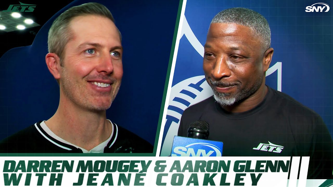 Aaron Glenn and Darren Mougey share their vision of how to turn Jets' organization around | SNY