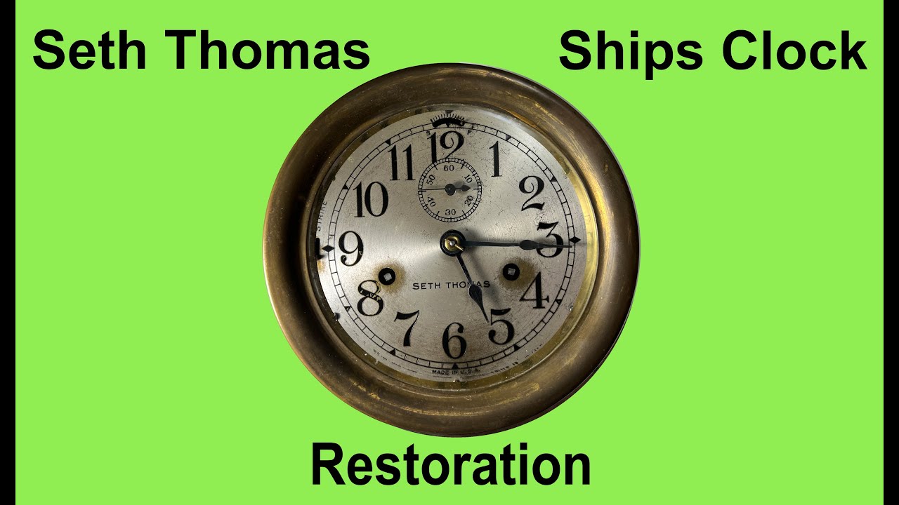 Seth Thomas Ships Bell Restoration for Jim from Pennsylvania # 144