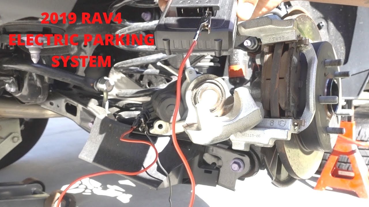 Как заменить задние тормоза на RAV4 2019 года с электрической системой парковки