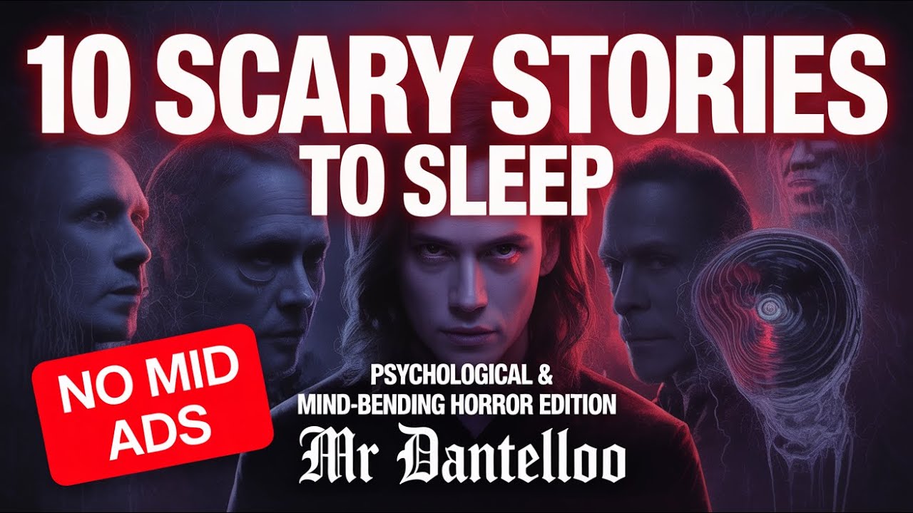 10 Sleep Deprived Scary Stories To Sleep | NO ADS | Psychological & Mind Bending Horror Edition