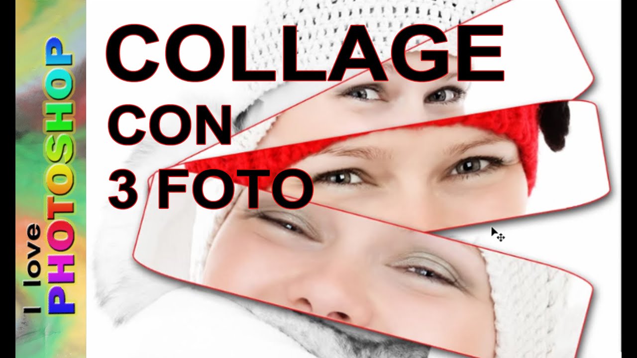 Photoshop tutorial italiano - Collage con 3 foto, come fare un collage con photoshop