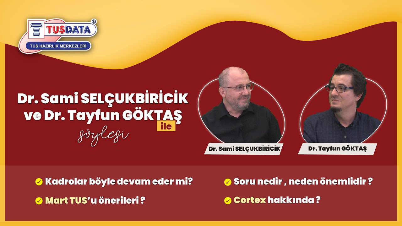 Dr. Sami SELÇUKBİRİCİK VE Dr. Tayfun GÖKTAŞ ile Söyleşi