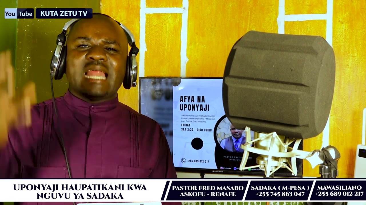 PART 9 - UPONYAJI HAUPATIKANI KWA NGUVU YA SADAKA - PASTOR FRED MASABO