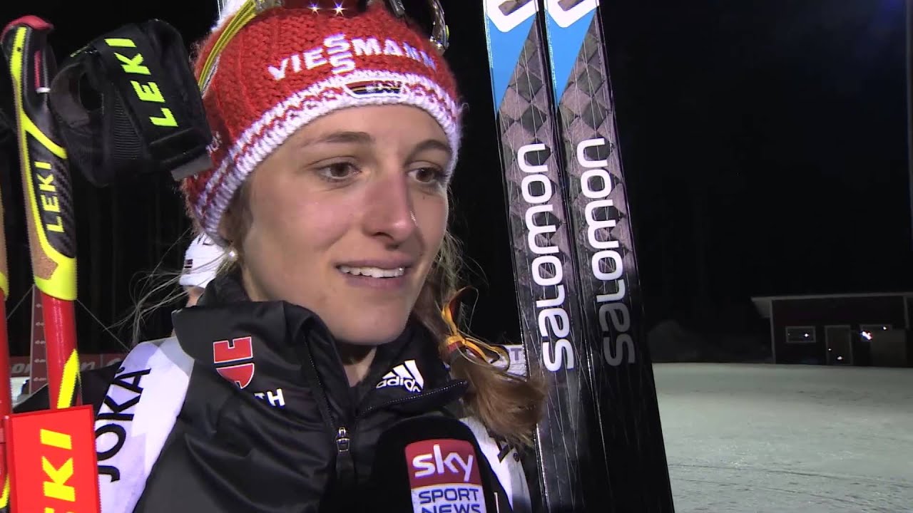 Biathlon: Interview mit Vanessa Hinz (13.03.2015)