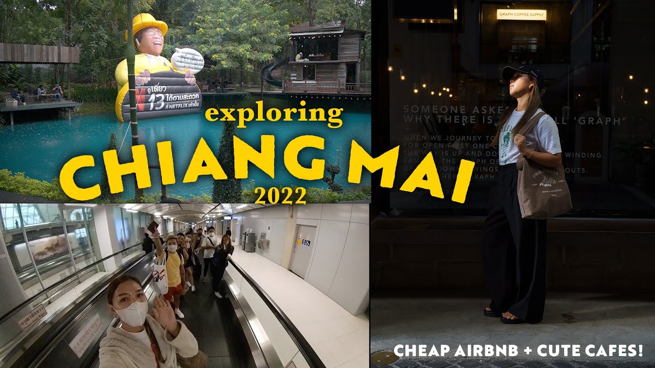 First time in CHIANG MAI THAILAND! Very Cheap Airbnb + Aesthetic Cafes! | Jodee