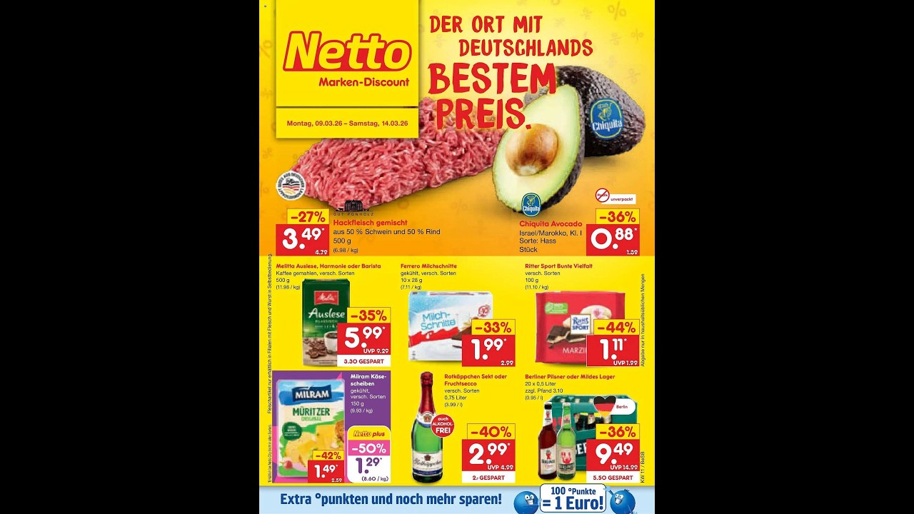 Netto Prospekt Angebote ab 9.3.2026