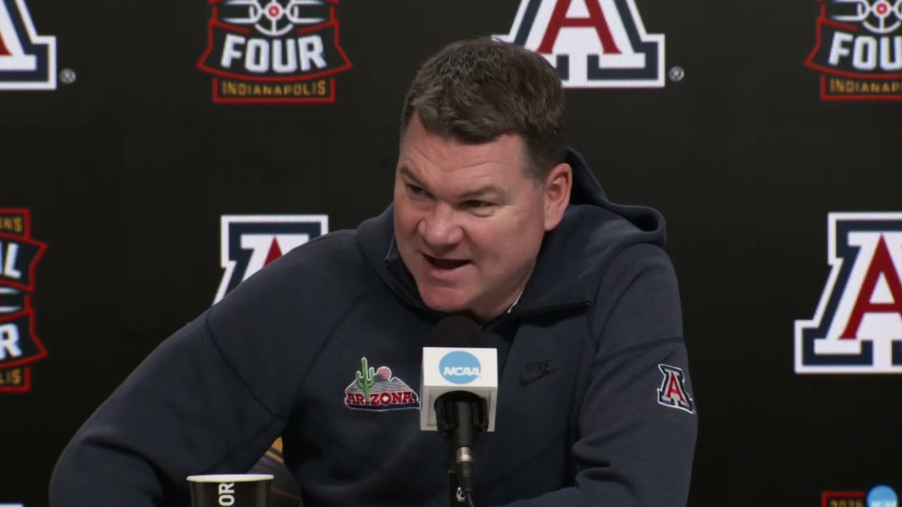 Arizona Pregame Press Conference (2026 Men's Final Four)