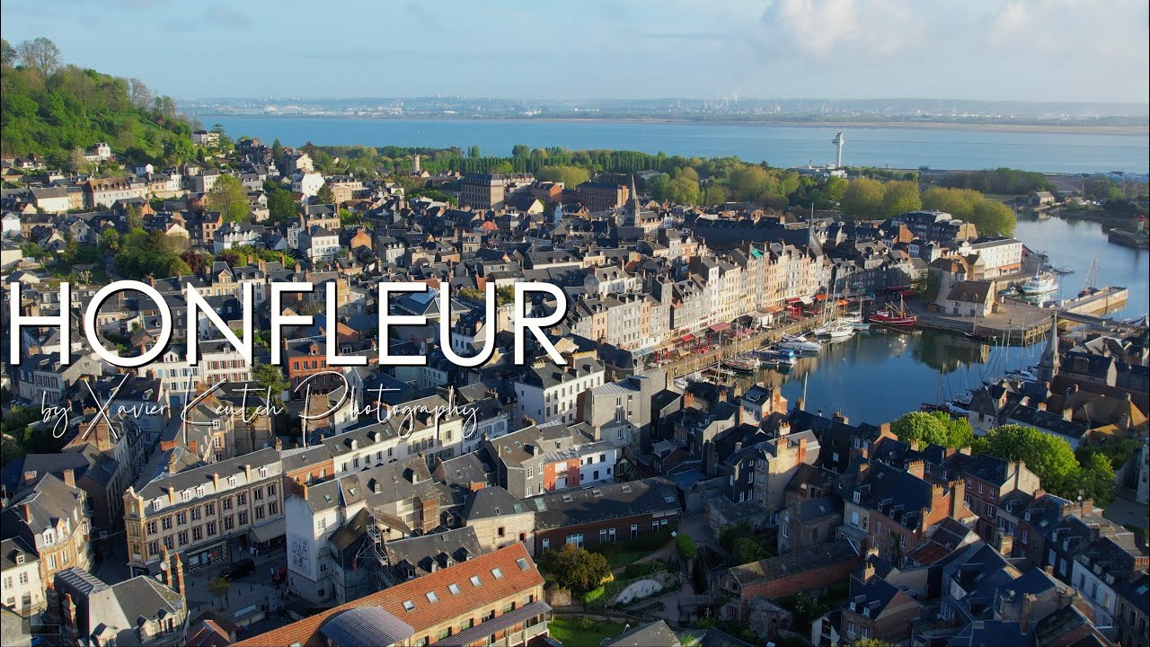 TRAVEL Honfleur, France - Drone 4K