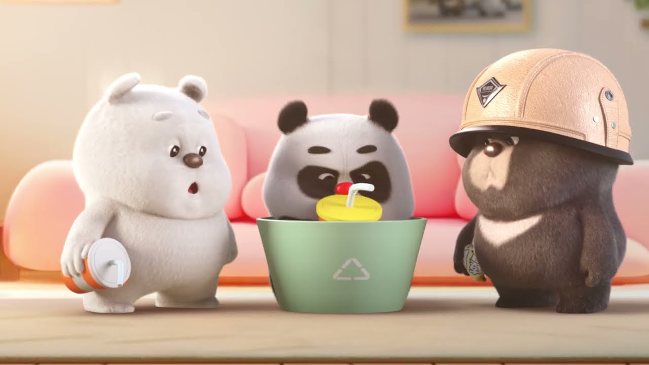 Nice Shots 🐼🐻🐻‍❄️ Bamboo vs Dundun vs Beibei