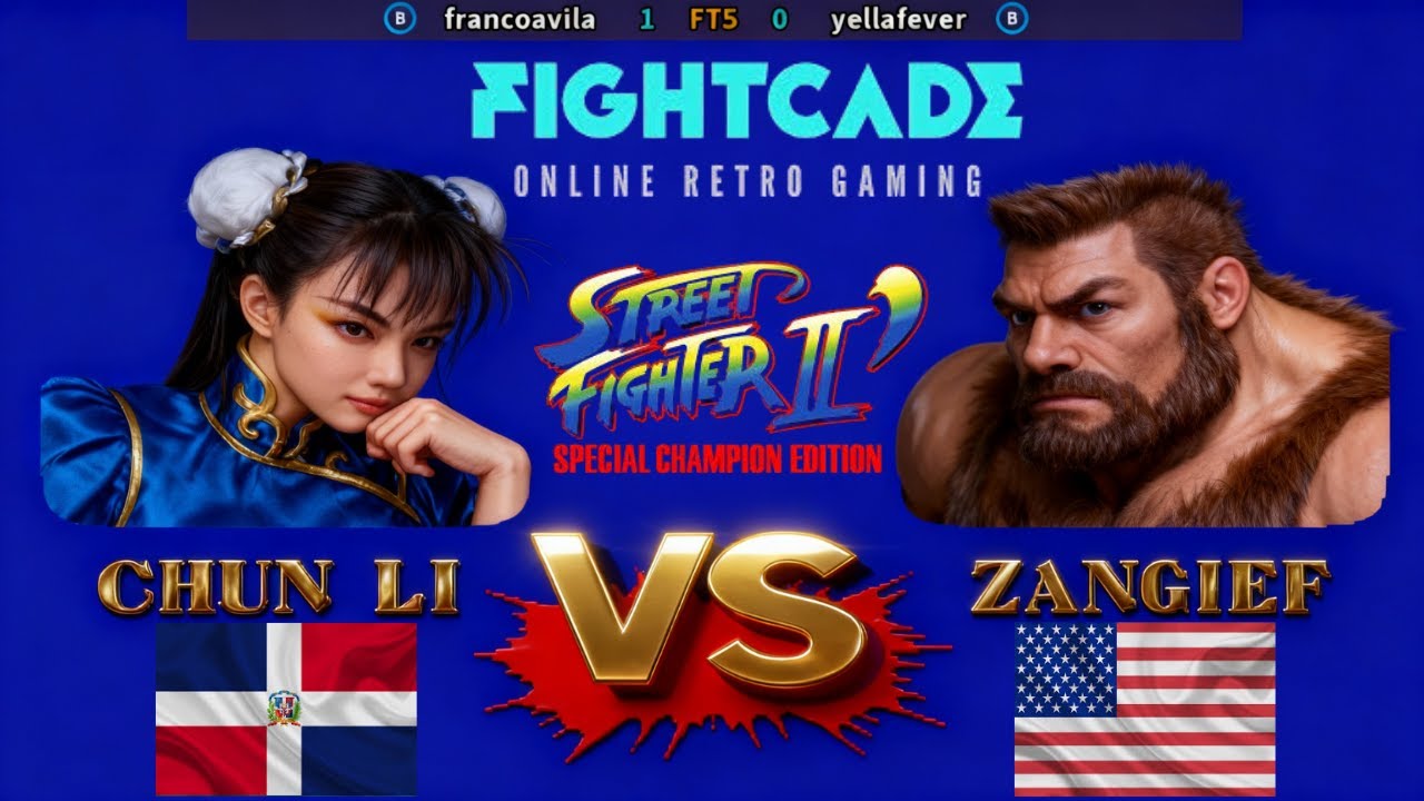 Street Fighter 2'CE francoavila vs yellafever FT5