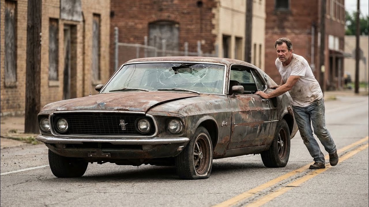 Asmr Car Restoration! Full Restoration Of a Mustang 1969 From Total Disrepair To Looking New