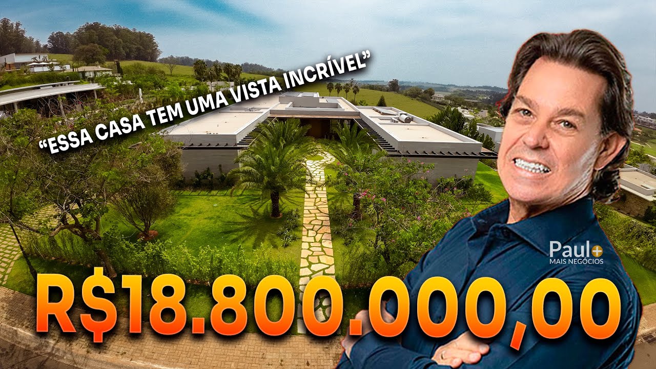 VISTA INCRÍVEL ALTÍSSIMO PADRÃO MOBILIADA R$22.000.000,00 TÉRREA COND. FAZENDA DA GRAMA ITUPEVA-SP