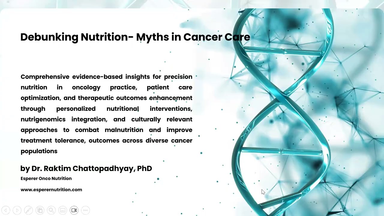 Debunking Nutrition Myths in Cancer Care: Dr. Raktim Chattopadhyay’s Therapeutic Insights