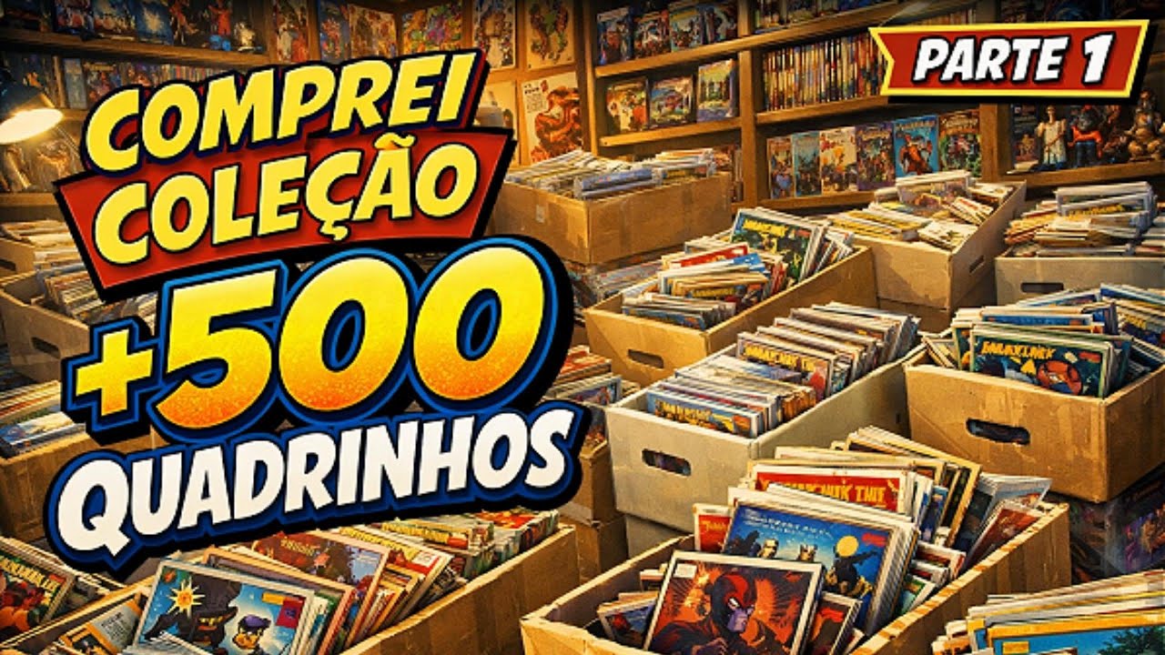 Esta grande coleção de quadrinhos surpreendeu-me!