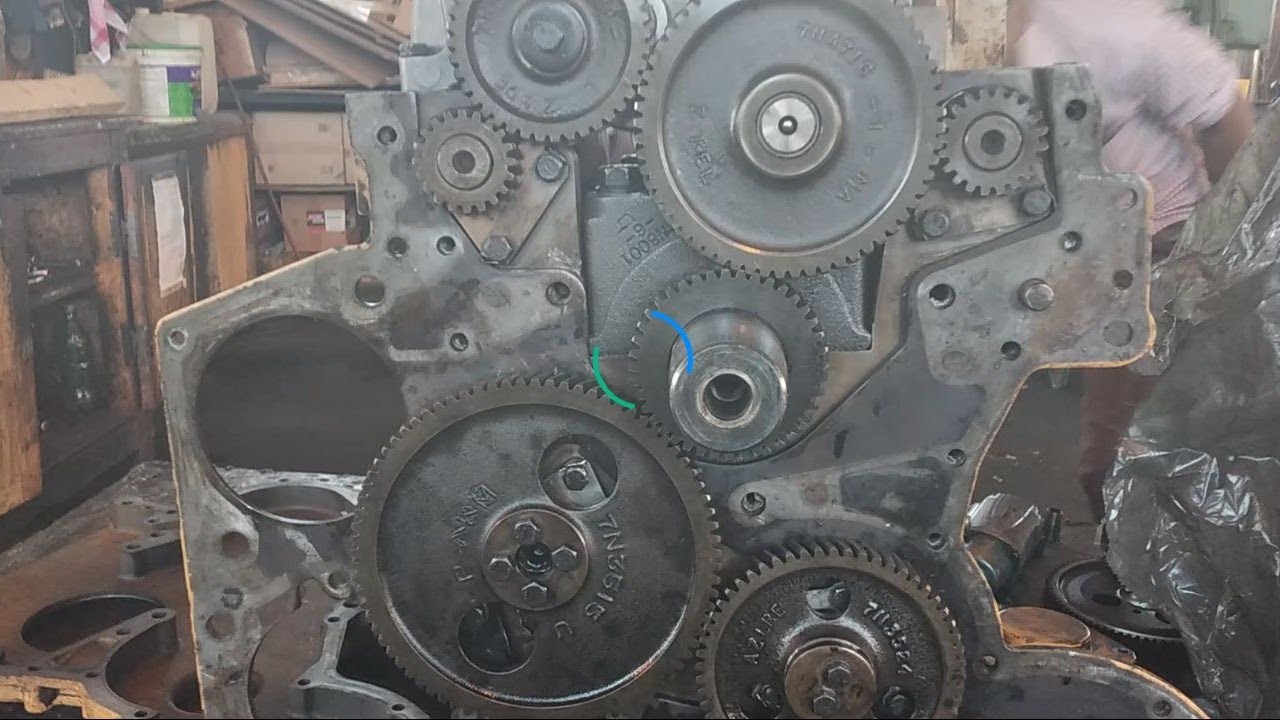 #Caterpillar 3304 Diesel Engine being test run at Egypt Loader 936
