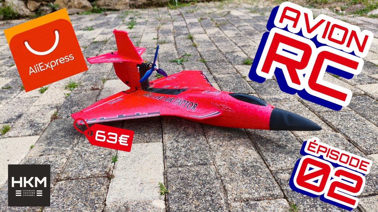 Un avion RC brushless amphibie avec gyro à 63€ sur AliExpress ? Je teste ça !