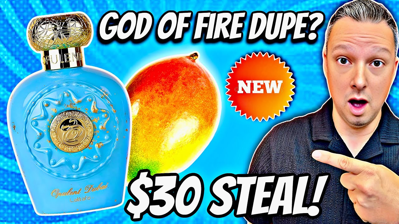 Lattafa Opulent Dubai Review: $30 God of Fire Dupe Slays! 💸🥭