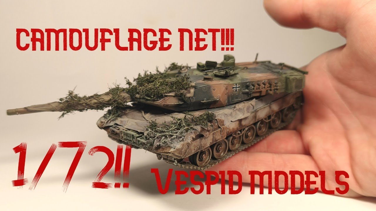 How To Paint NATO 3Tone/ Vespid Models 1/72 Leopard 2A7V