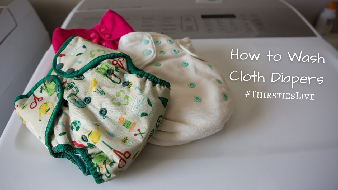 How to Wash Cloth Diapers