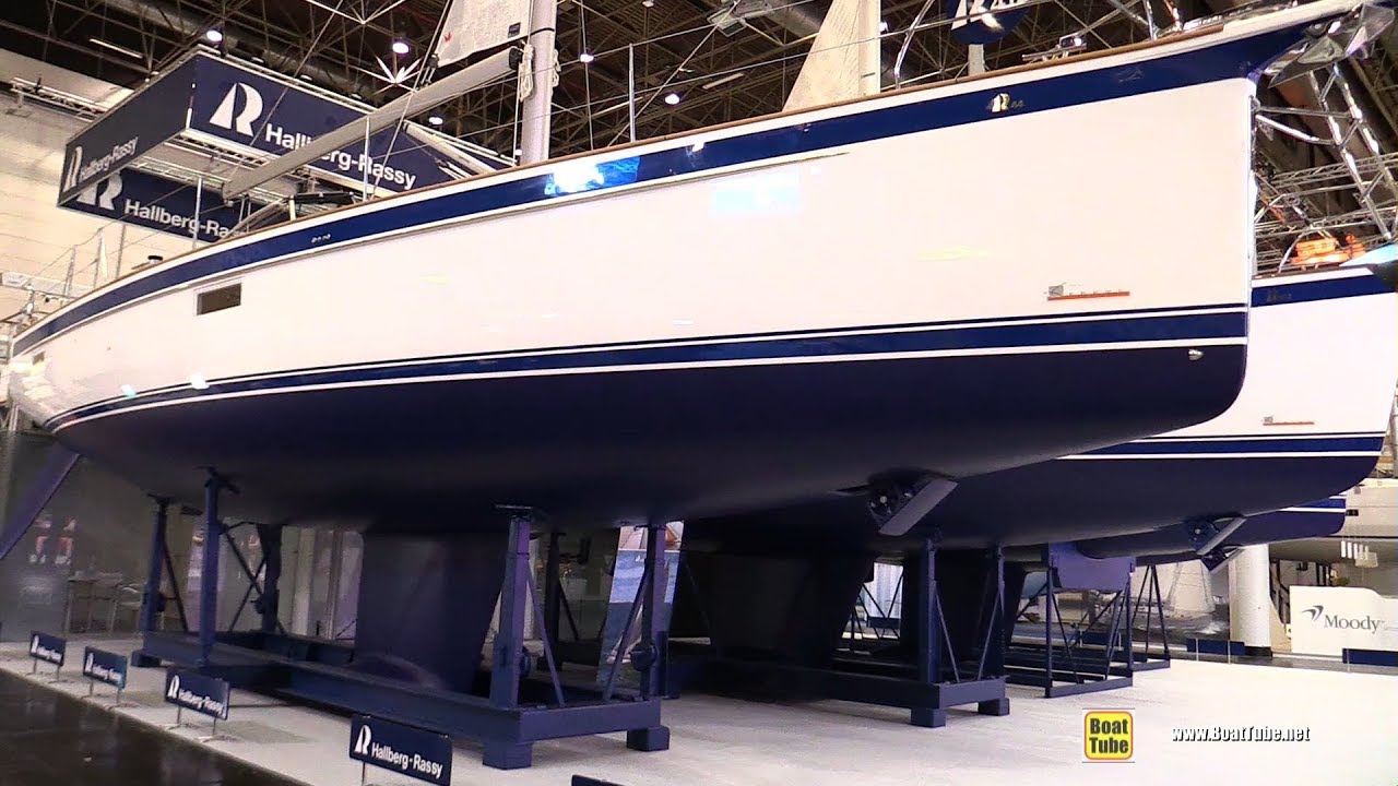 2019 Hallberg Rassy 44 Sailing Yacht - Deck and Interior Walkaround - 2019 Boot Dusseldorf