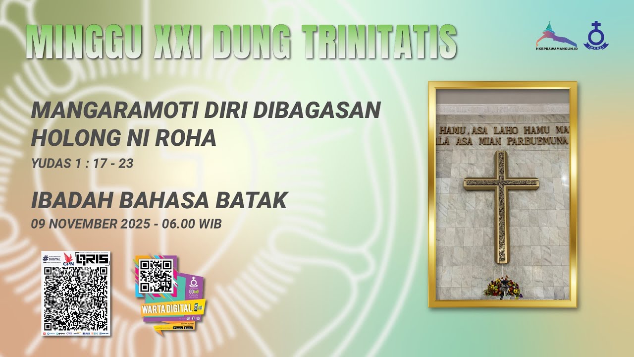 IBADAH BAHASA BATAK 06.00 - 09 NOVEMBER 2025