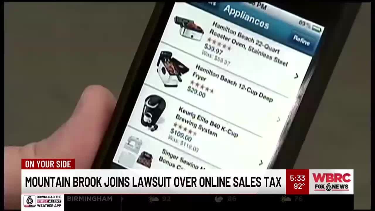 Mountain Brook joins lawsuit over online sales tax
