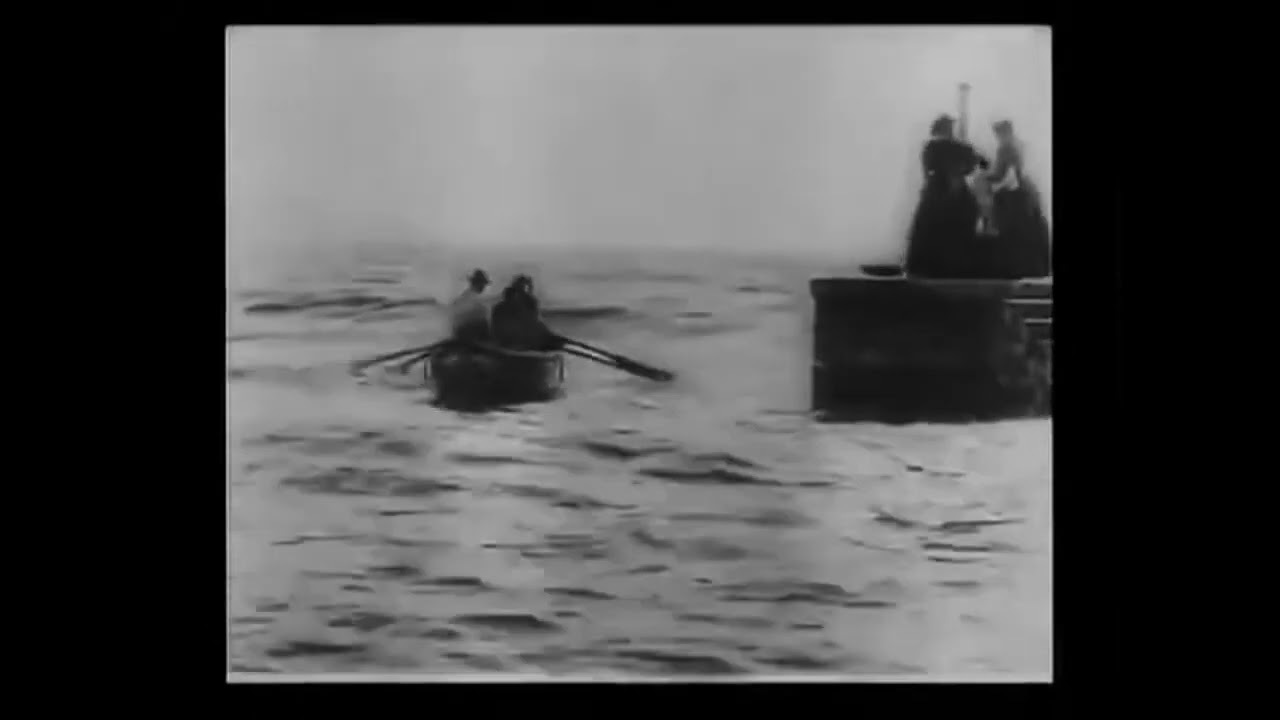 Barque Sortant du Port (Boat Leaving the Port) (1895) Louis Lumiere