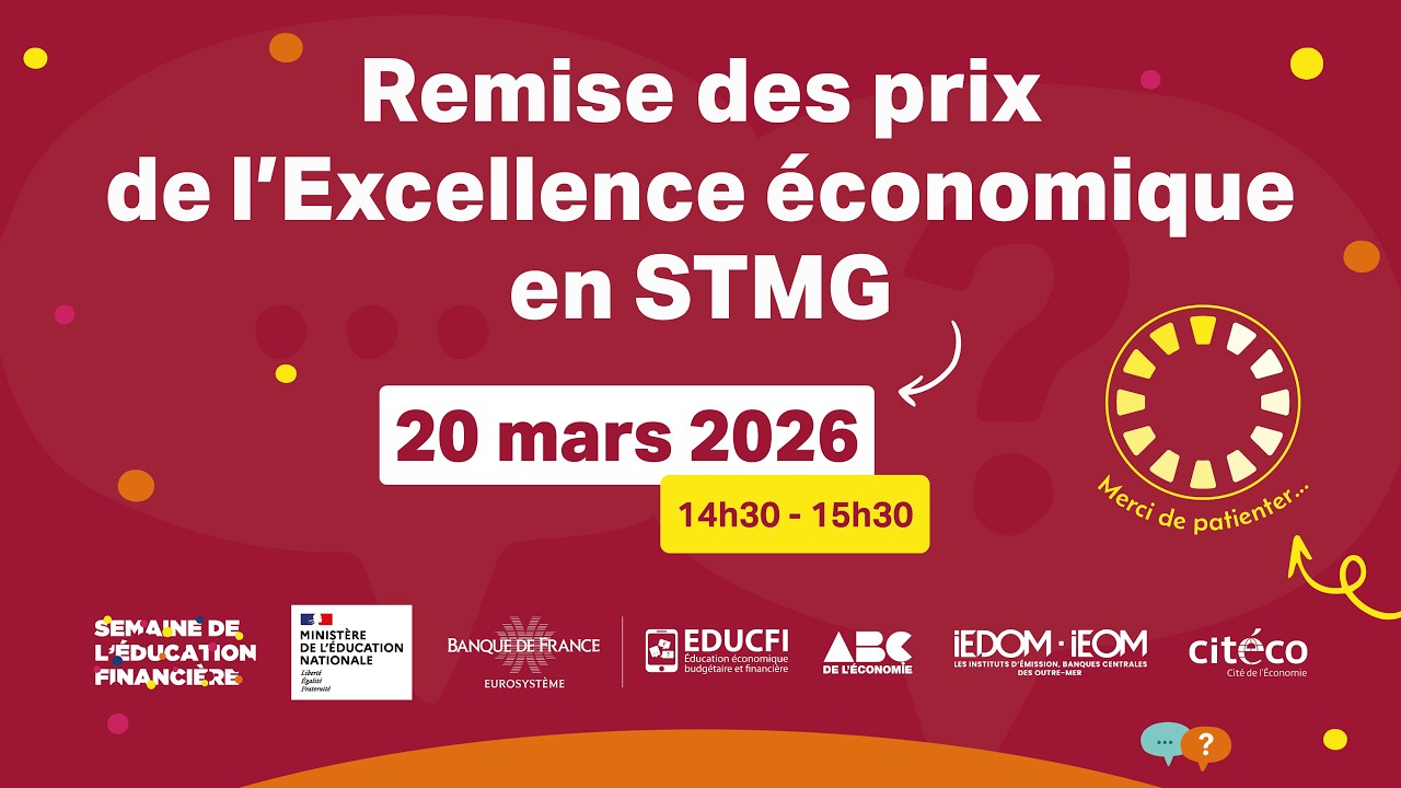 Remise des Prix de l'Excellence &Eacute;conomique (PEE) en STMG - Semaine de l&rsquo;&eacute;ducation financi&egrave;re 2026