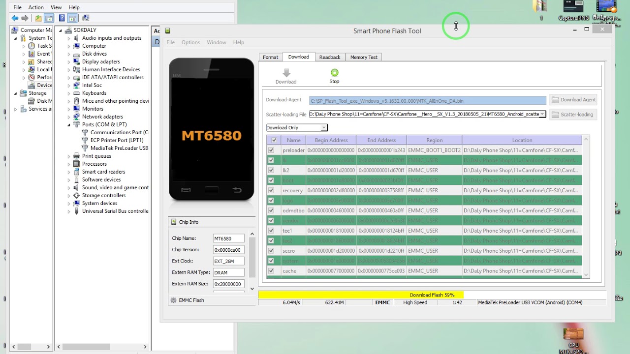 Camfone SX flashing Fix Play Store