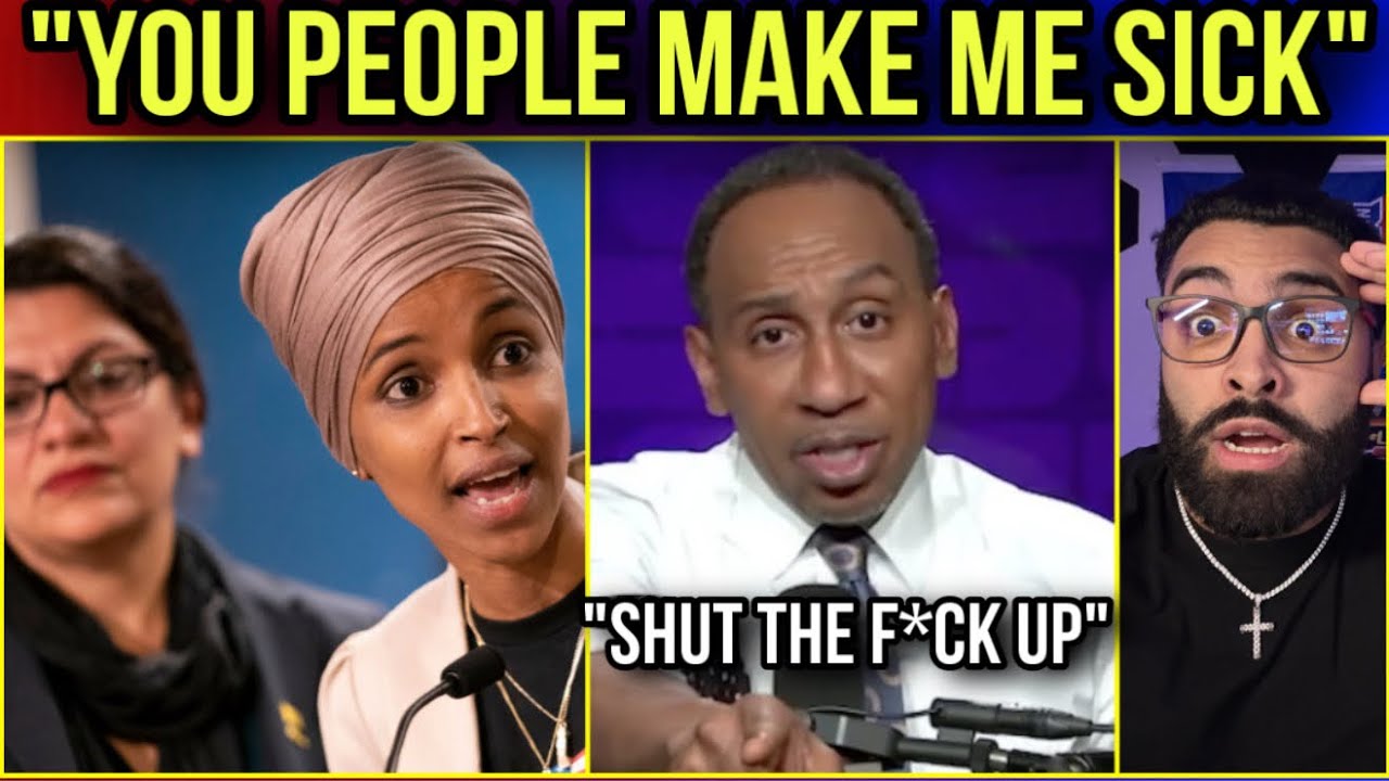 Stephen A Smith Goes NUCLEAR on Ilhan Omar & Dems Plotting DISGUSTING Trump Boycott!