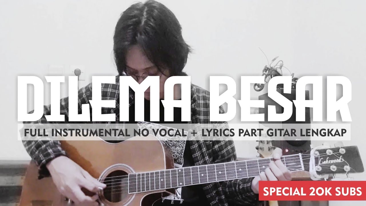 Peterpan | Dilema Besar (Full Instrumental Cover) Part Lengkap | Karaoke + Lyrics | Studio Quality