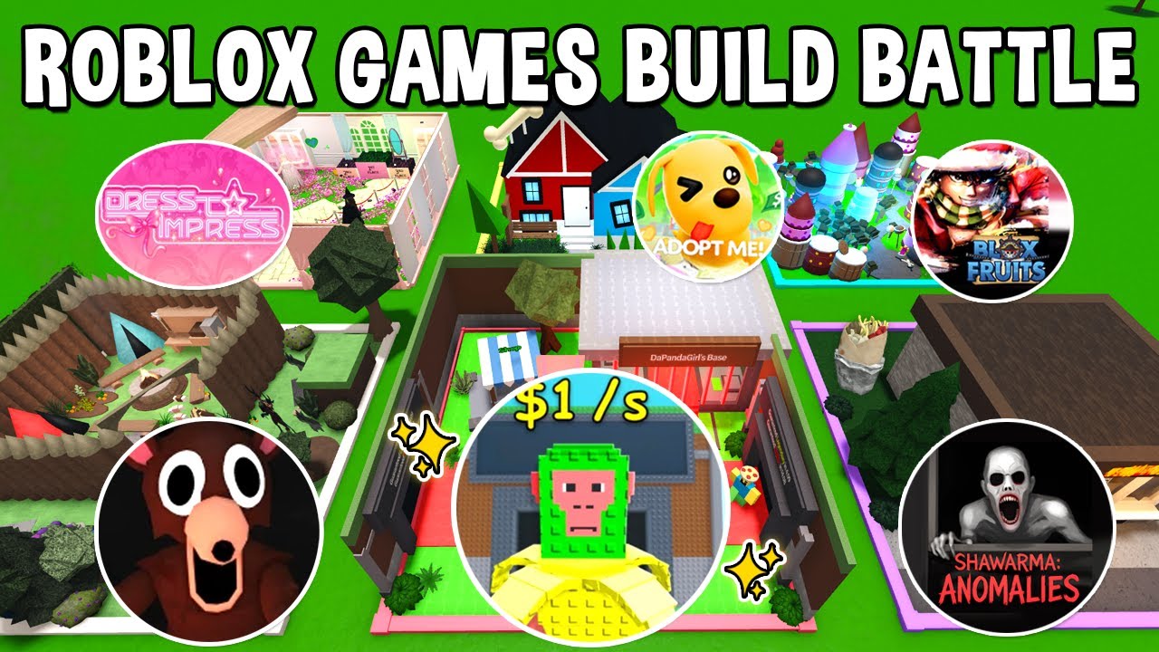 MEGA Roblox Game Build-Off CHALLENGE!
