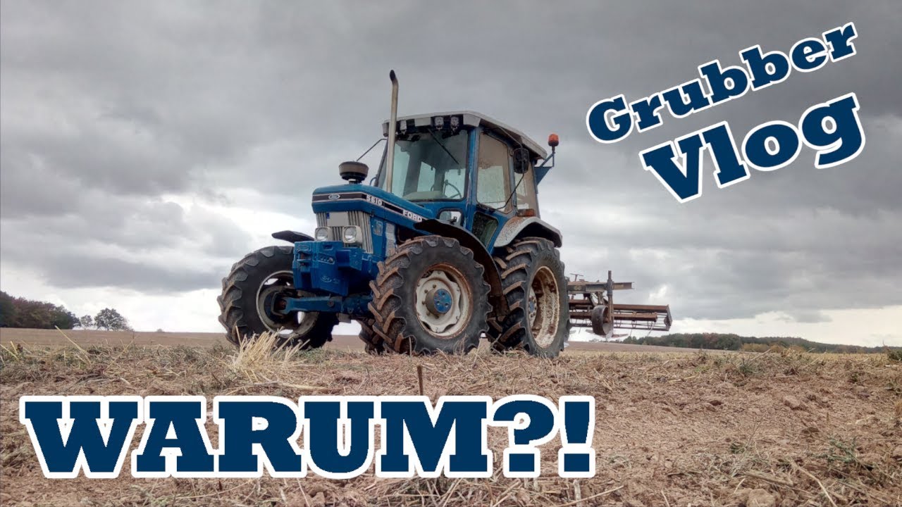 Farm Vlog | Grubbern & Bodenbearbeitung | Warum? | Weniger Pflanzenschutzmittel?