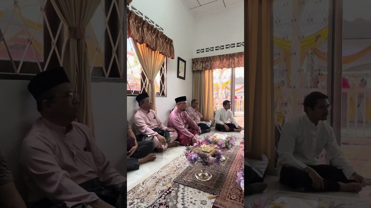 Majlis pertunangan yang penuh dgn gelak ketawa.