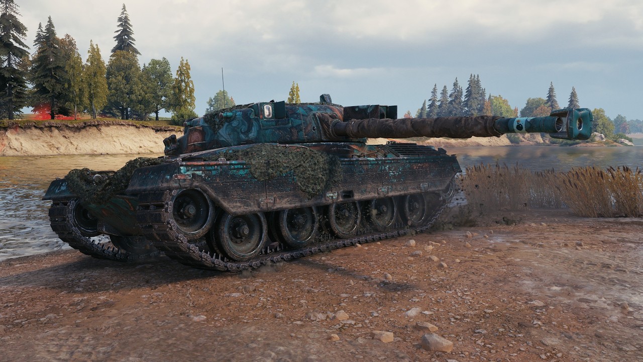 Kampfpanzer 50 t: Tsar's passage along the flank - World of Tanks 2025