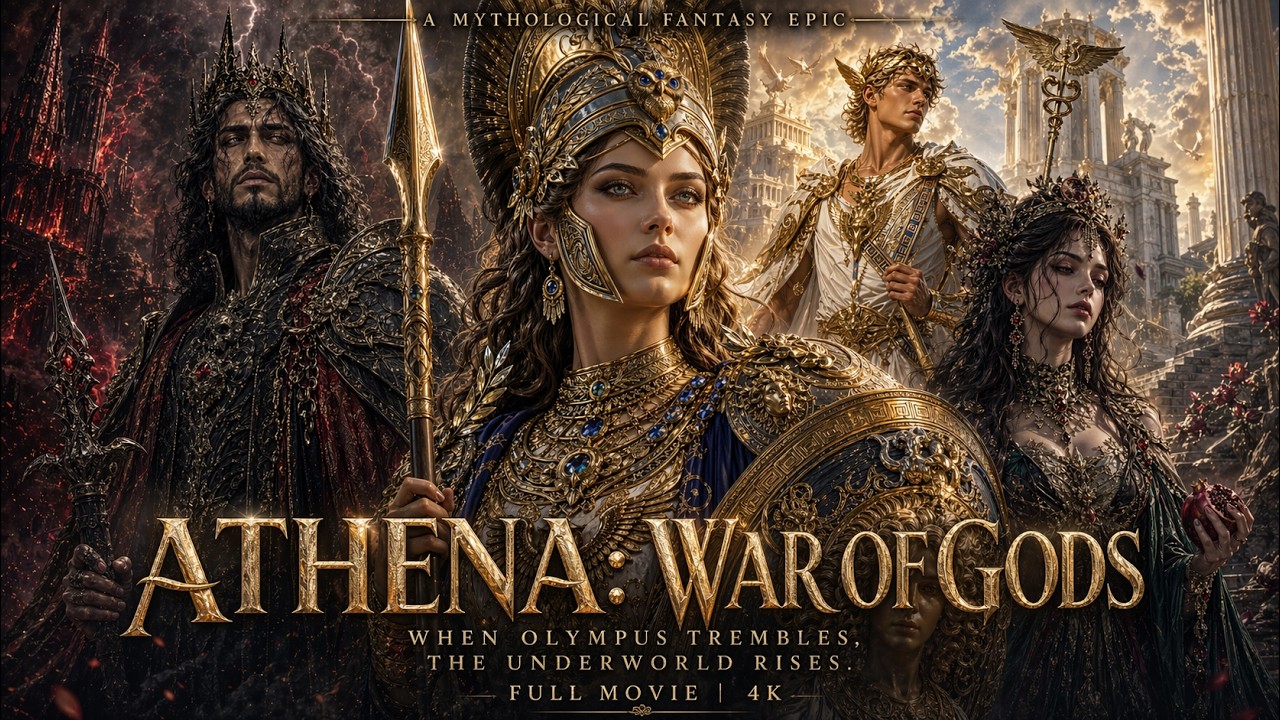 ATHENA WAR OF GODS | EPIC FANTASY MOVIE | MYTHIC GODS STORIES | English | 4K