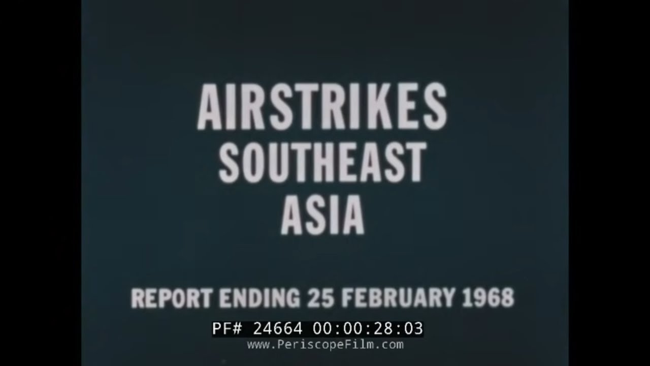 ФЕВРАЛЬ 1968 ГОДА. ВОЗДУШНЫЕ УДАРЫ ВВС США ВО ВЬЕТНАМЕ 24664